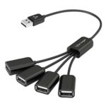 CONCENTRADOR VORAGO HU-101 4 PUERTOS USB PULPO