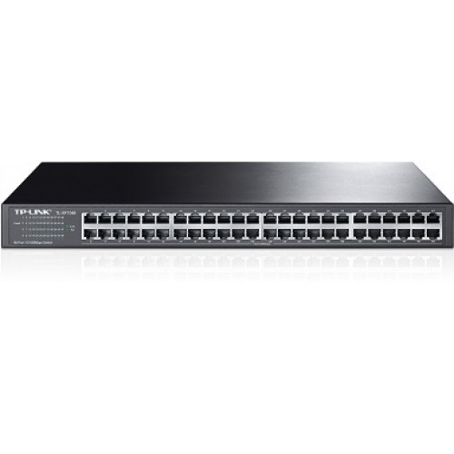 SWITCH RACK TP-LINK/48PTOS FAST/19"/SAVE ENERGY 50%/TL-SF1048