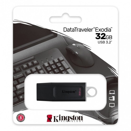 Memoria USB 3.2/3.1/3.0/2.0 Kingston Datatraveler Exodia 32GB