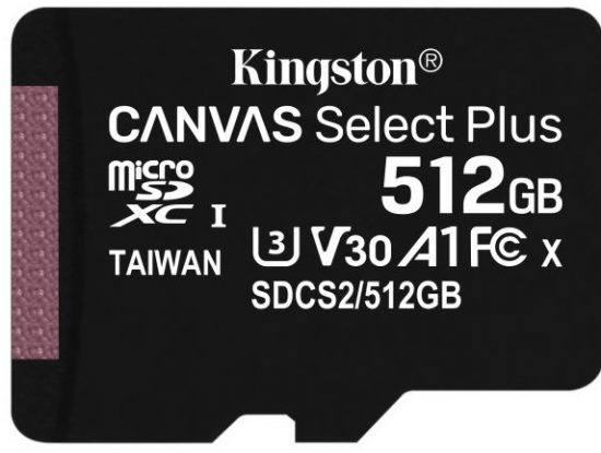 Memoria Micro SD Kingston SDCS2/512GB